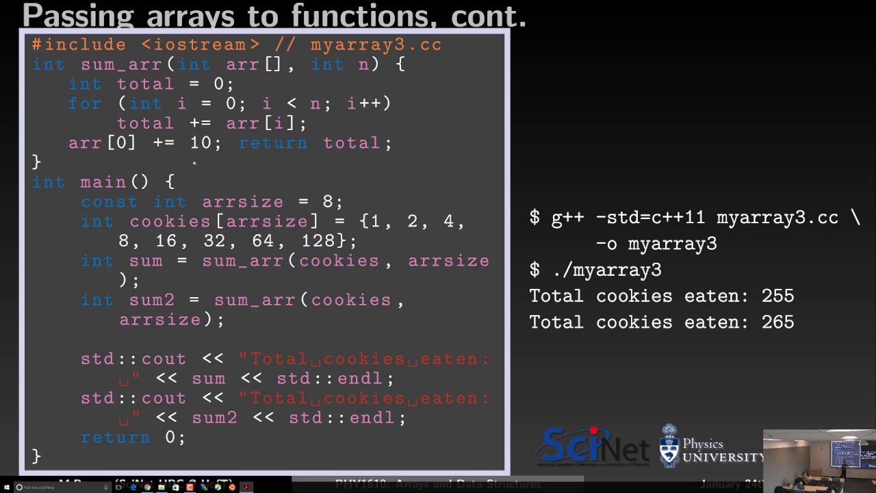 Scientific Computing Lecture5: Arrays
