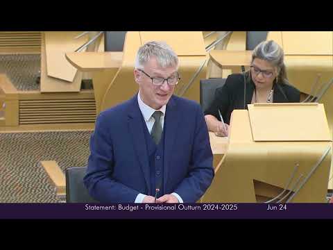 Ministerial Statement: Budget - Provisional Outturn 2024-2025 - 24 June 2025