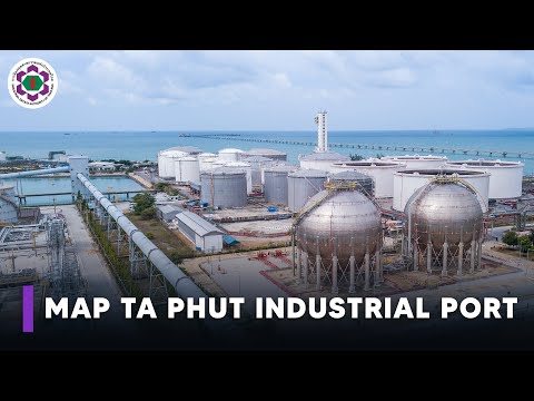 Mapa Porto Industrial de Ta Phut