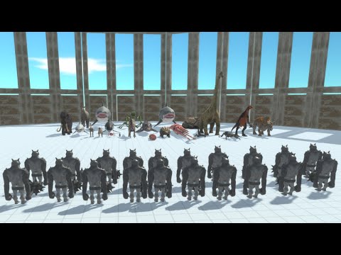 20 SHATTERILLA VS FACTION | Animal Revolt Battle Simulator