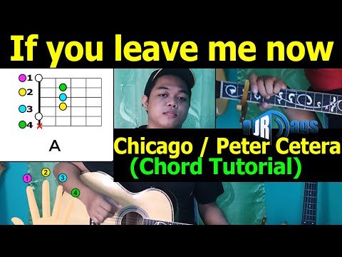 How to play IF YOU LEAVE ME NOW on Guitar + Chord Diagram | CHICAGO / Peter Cetera | Jay R Tutorials