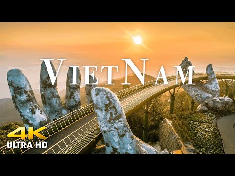 FLYING OVER VIETNAM (4K UHD) Amazing Beautiful Nature Scenery & Relaxing Music - 4K Video Ultra HD