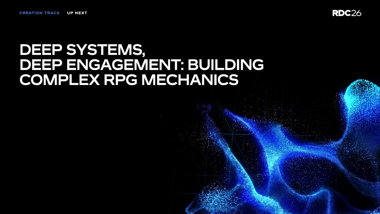 Vídeo: 🎬 Deep Systems, Deep Engagement: Building Complex RPG Mechanics | RDC 2026