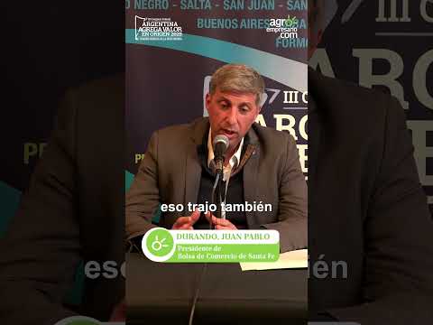 Juan Pablo Durando - Presidente - Bolsa de Comercio de Santa Fe