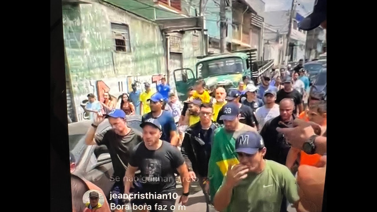 Pablo Marçal a pé por toda SP ao vivo lotado