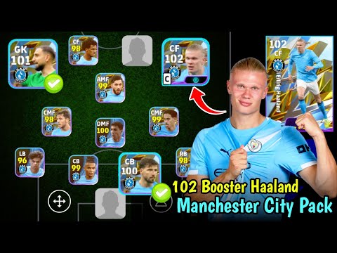 Let's Pack New Manchester City Pack | 102 Rated Booster Erling Haaland 🔥😱 eFootball 26