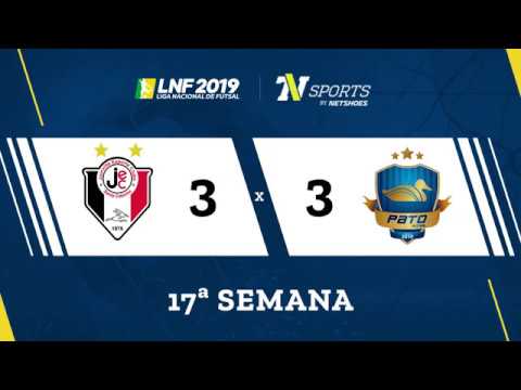 LNF2019 - Gols - 17r - Joinville 3 x 3 Pato