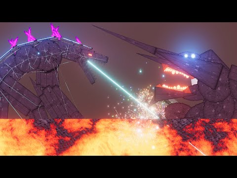 Godzilla 2022 vs Knife Head Kaiju - Which is the Lord of the Sea? | People Playground 1.22.3