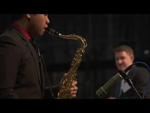 The 37th Annual New Trier Jazz Fest, 2 8 2020. McHenry High School Jazz Ensemble performs.