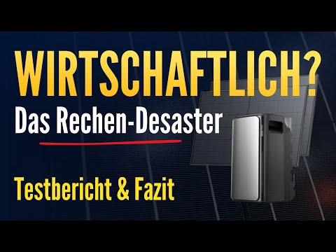 EcoFlow Stream Balkonkraftwerk mit Speicher: Warum sich die Wirtschaftlichkeit kaum berechnen lässt