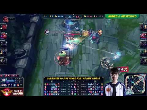 SKT T1 Faker   Zilean vs xPeke's Ahri ► S5 Challenger EUW HIGHLIGHTS + RUNES MASTERIES