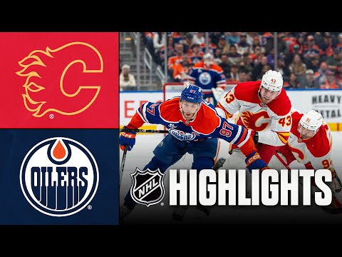 NHL Highlights | Flames vs. Oilers | October 08, 2025