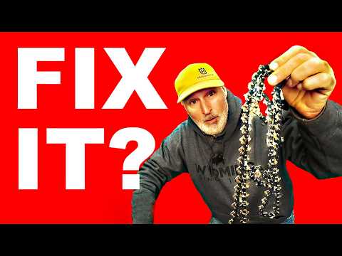 HOW TO FIX A MESSED UP CHAINSAW CHAIN!