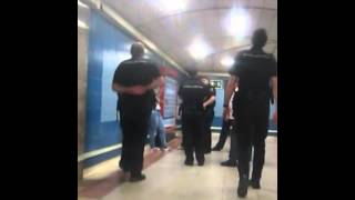 Redada Racista in Nunez de Balboa METRO, Madrid, Spain 11.06.2012
