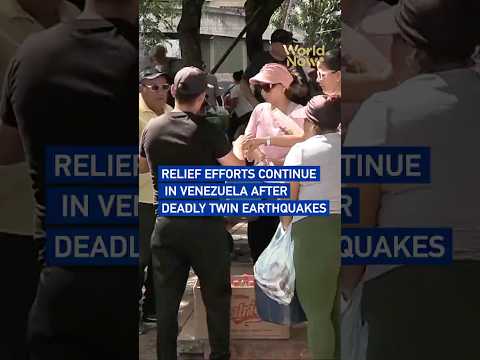Relief efforts continue in Venezuela after deadly twin earthquakes