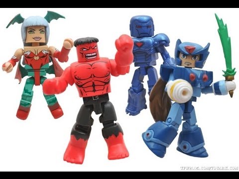 SDCC 2011 Exclusive Mini-mates: Marvel Vs. Capcom 3