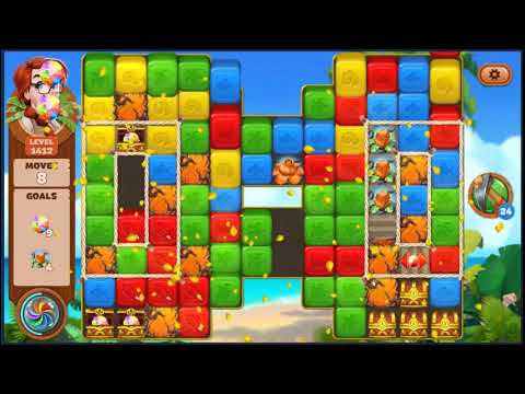 Lost Island Blast Adventure Level 1412 - NO BOOSTERS 🏝️ | SKILLGAMING ✔️