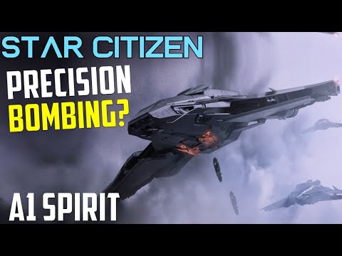 Precise Bombing with the A1 Spirit - LTI Ship Giveaway + Game Package - Star Citizen 3.21 gameplay