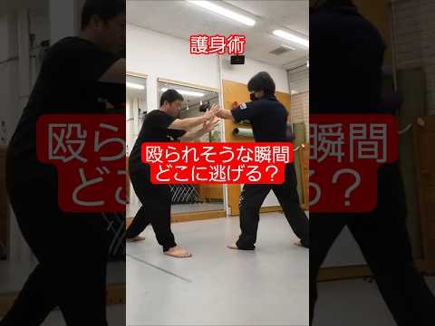 【身体の使い方#2】#剣護身術 #護身術 #女性護身術 #selfdefense #護身 #防犯  #shorts