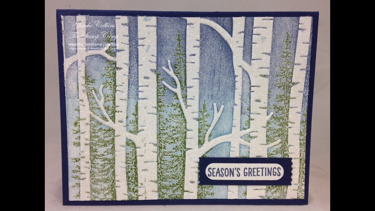 Tuesday's Tips & Techniques - Stamped Embossed Background www.thestampcamp.com