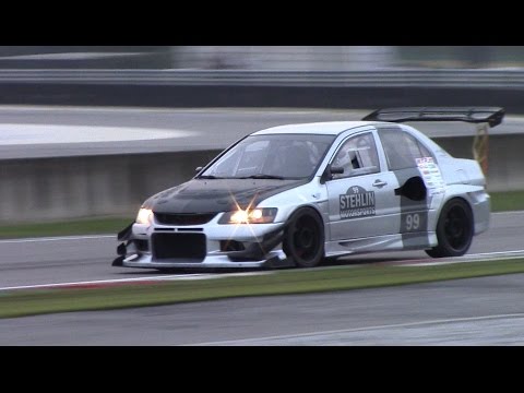 Time Attack Battle Mitsubishi Lancer vs Subaru Impreza & More - Pure Sound on Track!