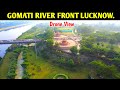 Gomti River Front Drone View Gomti River Front Lucknow