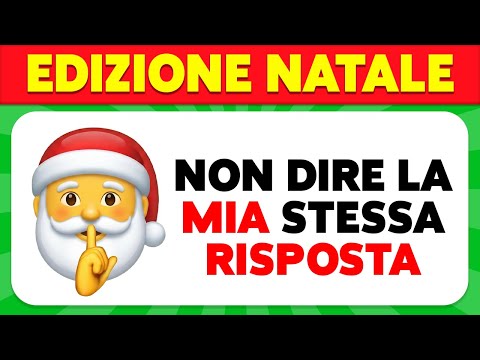 NON DIRE LA MIA STESSA RISPOSTA🤔 EDIZIONE NATALE 🎅