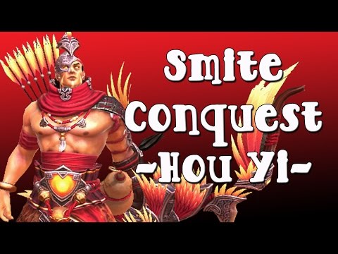SMITE - Hou Yi Support Conquest Gameplay - Lassiz Carry