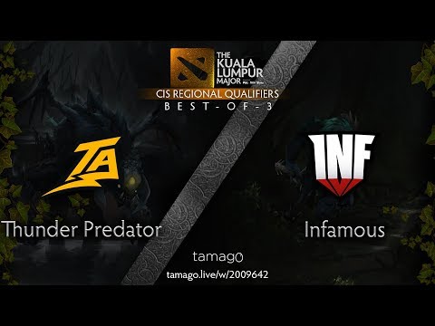 Infamous vs Thunder Predator Game 2 (Bo3) | The Kuala Lumpur Major Regional Qualifiers