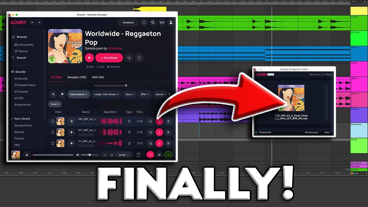 The Best Way to Use Cloud Samples in Your DAW (Slooply Bridge)