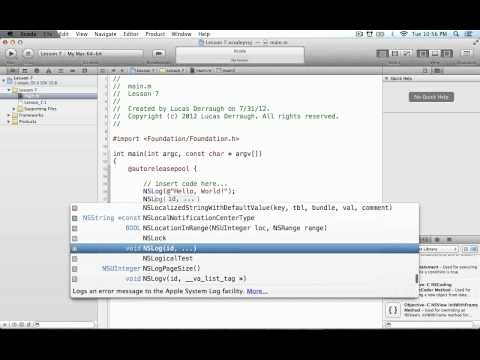Xcode Tips L7 - Code Snippets
