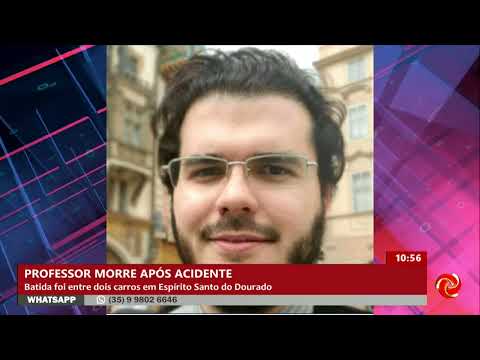 Professor morre após batida grave em Espírito Santo do Dourado