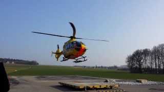 preview picture of video 'Landung EC135 Christophorus Europa 3 in Suben'