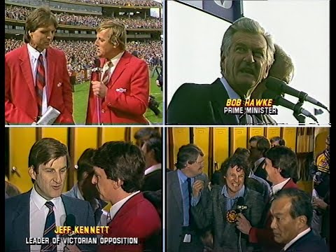 Melbourne TV transmission of 1986 Grand Final - Carlton v Hawthorn (with ads)