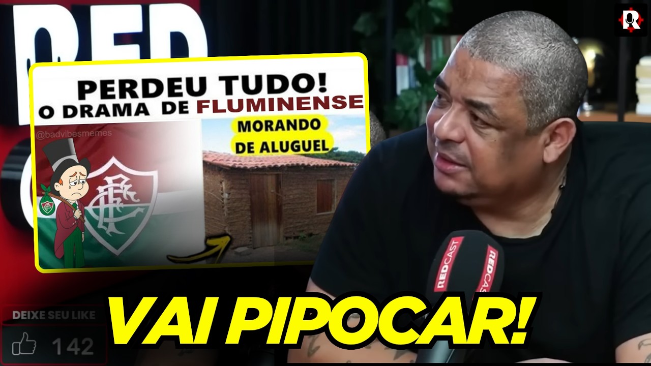VAMPETA ACABA COM A ILUSÃO DO FLUMINENSE: "NÃO TEM GÁS"