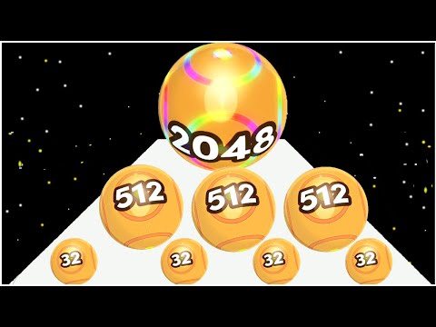 Rolling Ball 2048 - Gameplay Walkthrough - Max Levels (Lvl 81-110)