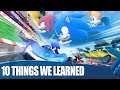 10 Things We Learned While Playing Team Sonic Racing