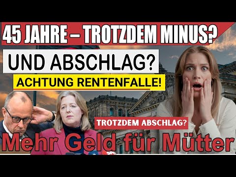 🚨💰 45 Jahre gearbeitet - TROTZDEM 14,4% Rentenabschlag! Diese Falle kostet dich 80.000€