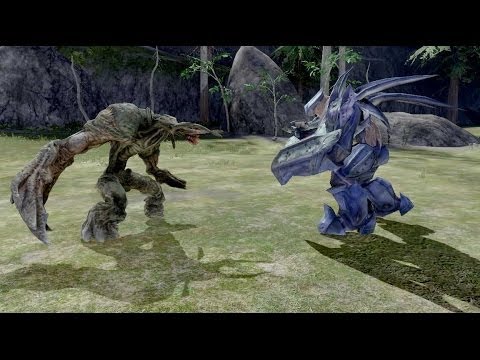 Halo 3 AI Battle - Flood Tanks vs Hunters