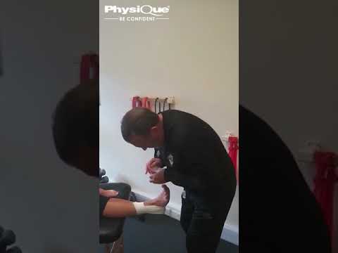 How To Strap A Lateral Ankle Sprain | Tiger Tapes Taping Technique