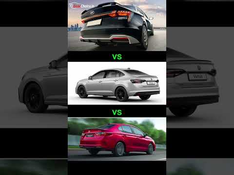 Hyundai Verna vs Volkswagen Virtus vs Honda City | Interior & Look Comparison 🔥