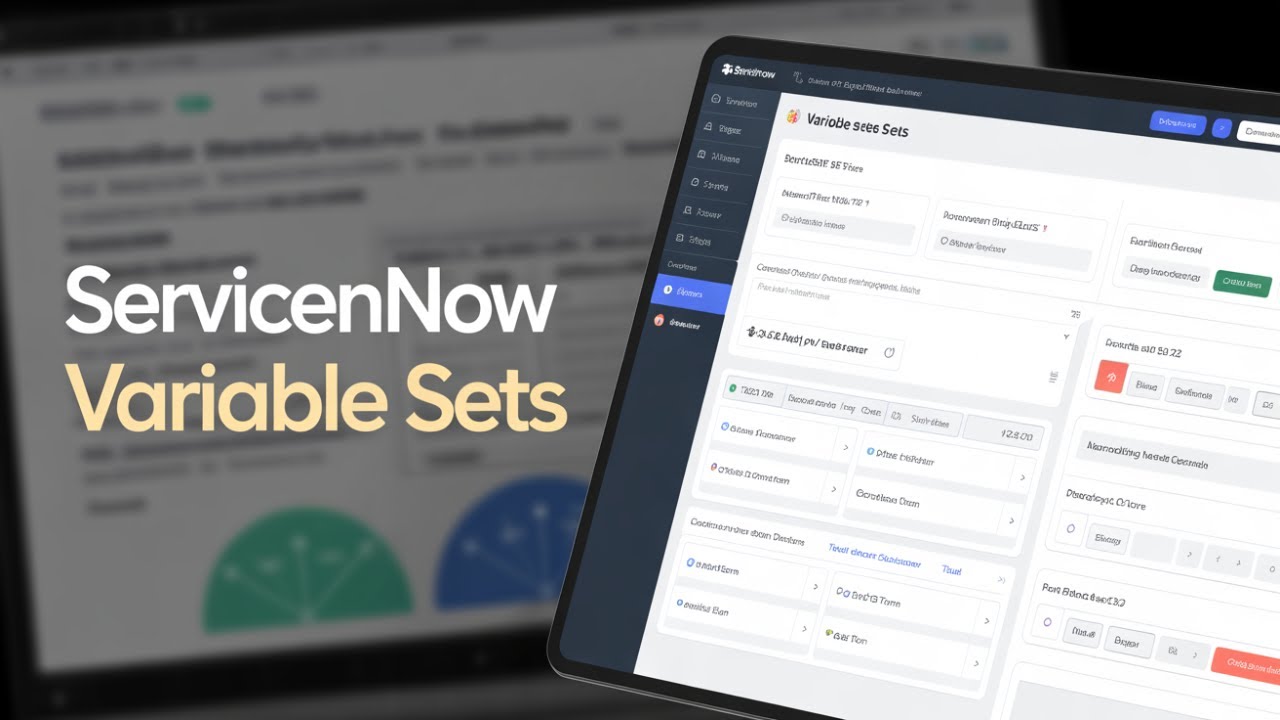 How to Use Variable Set in ServiceNow (Step-by-Step) | Servicenow Platform Fundamentals