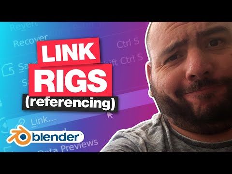 Reference or Link Rigs [BLENDER 2.8 for ANIMATORS]