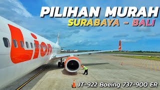 Download lagu TERBANGNYA BENTAR BANGET | Flight Lion Air Surabaya - Bali on JT-922 Boeing 737-900 ER mp3
