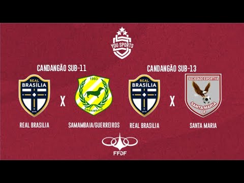 REAL BRASÍLIA X SAMAMBAIA - CANDANGÃO SUB 11 E SUB 13 AO VIVO COM IMAGENS