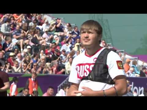 Archery - Shestakov (Russia) v Tuchinov (Russia) - Men's Ind. Recurve Standing Final - London 2012