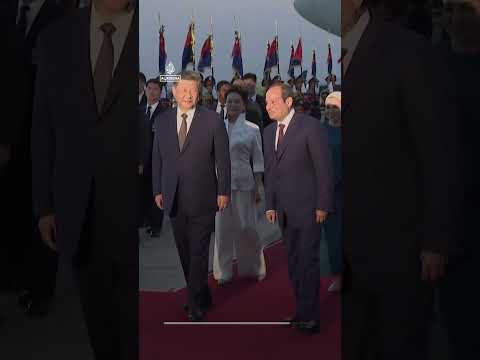 China’s Xi makes his first visit to Egypt in a decade | AJ #shorts