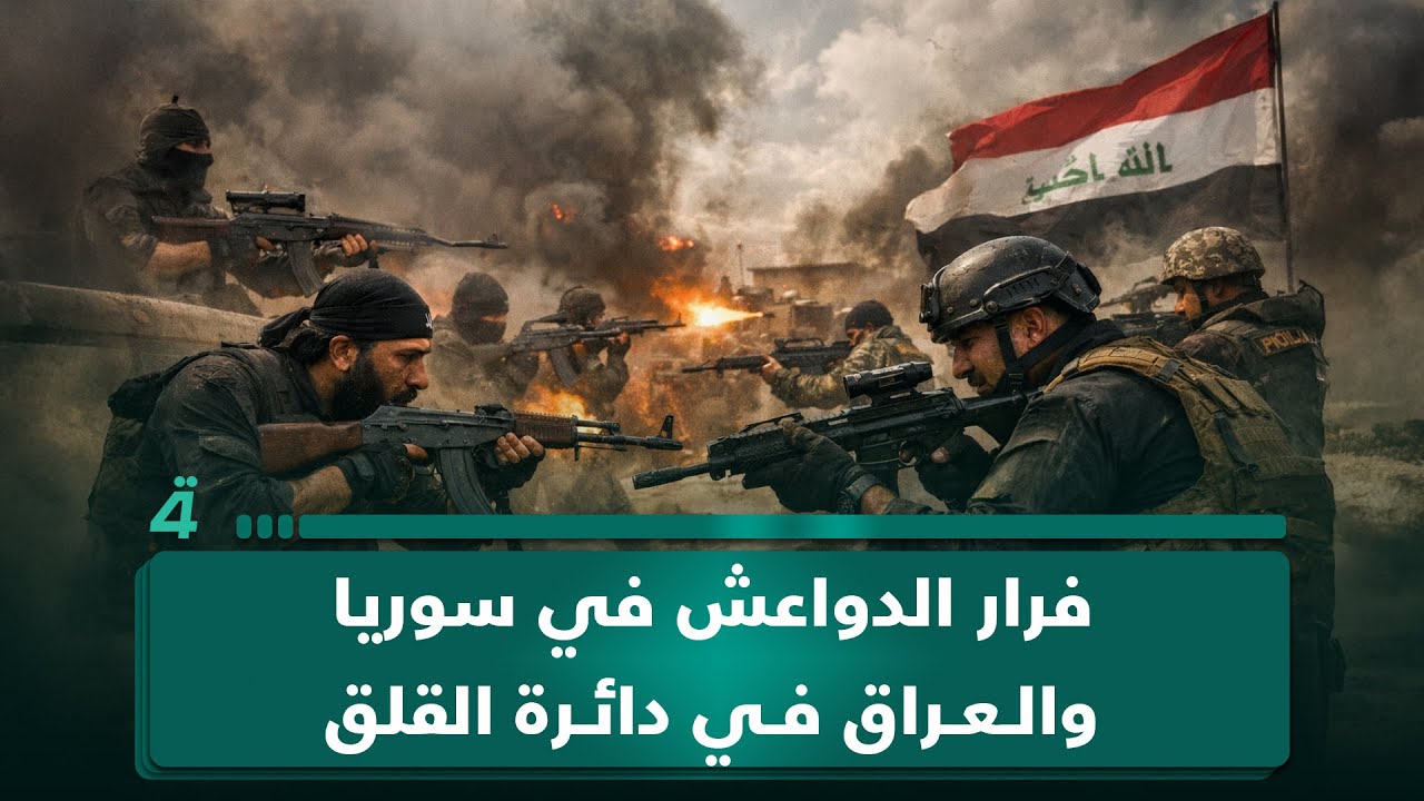 فيديو | فرار الدواعـ ـش في سوريا.. والعراق في دائرة القلق