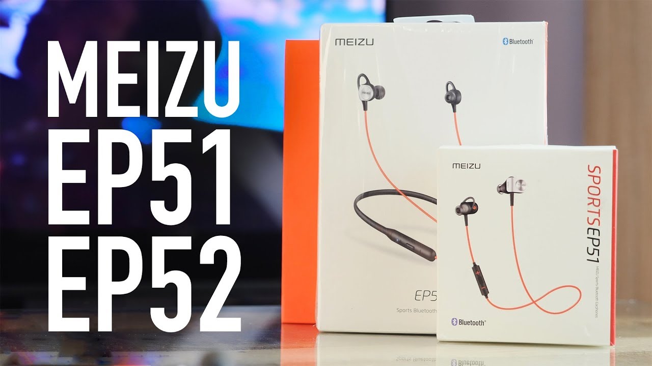 Навушники Meizu EP-51 Bluetooth Sports Earphone (Red) video preview