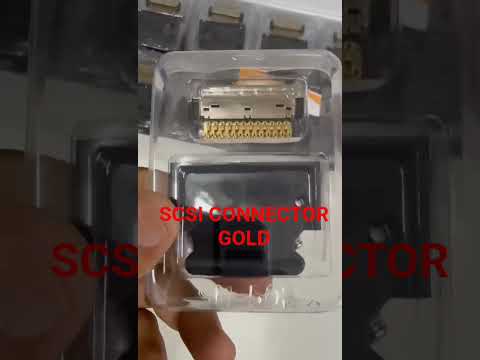 6,14,20,26,36,50PIN SCSI CONNECTOR MALE GOLD PLATED